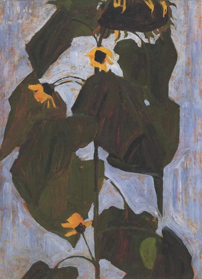 Girasoles 2 de Egon Schiele